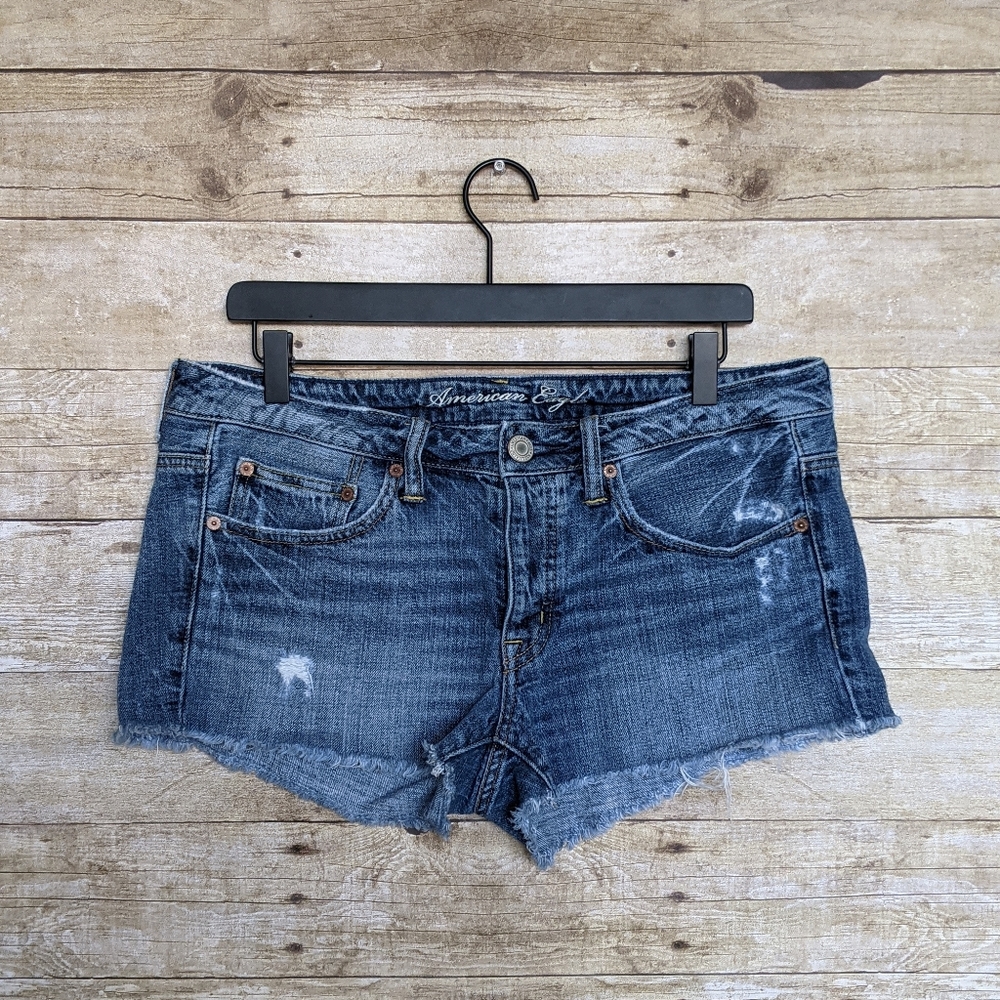 American Eagle Button Front Shorts